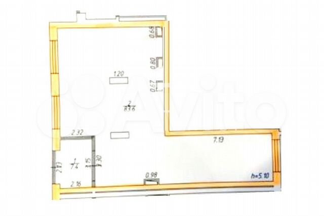 Продам торговое помещение, 90 м²