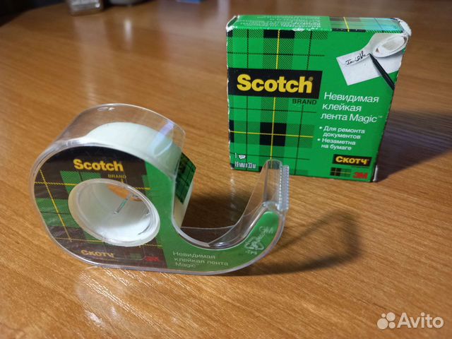 Невидимая клейкая лента Мagic зм Scotch 19ммх33м