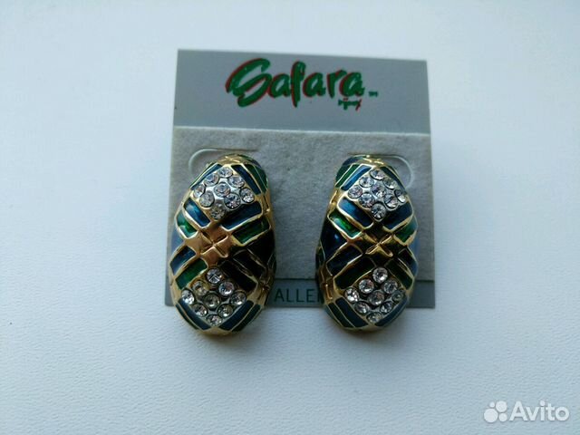 Серьги бижутерия