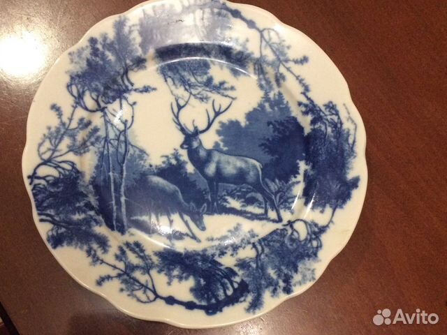 Тарелка настенная дулево СССР