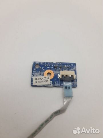 Плата кнопки включения 55.4IH04.001G с шлейфом