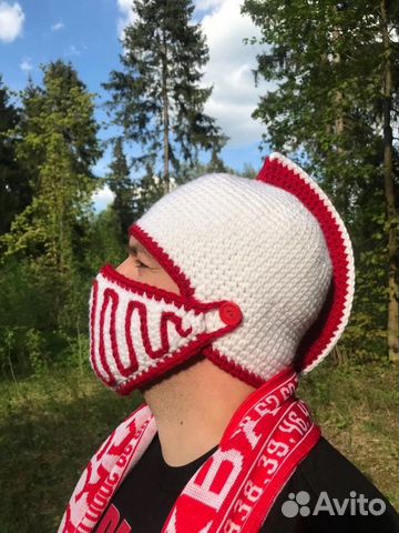 Вязаный Гладиаторский шлем (Спартак)