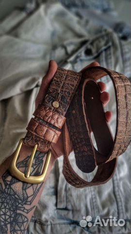 Ремень кожаный