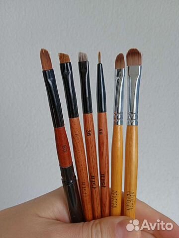 Кисти для макияжа just № 60,65,36,59.Revecen№ 6,8