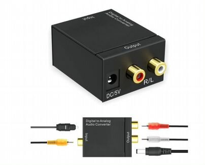 Аудио конвертер AV Converter Toslink с цифрового в