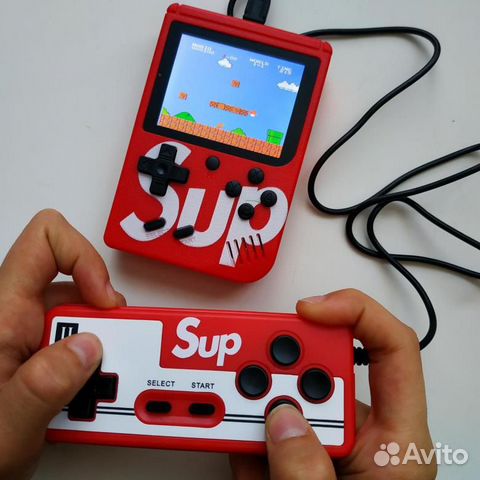 Игровая портативная приставка Dendy SUP с джойстик
