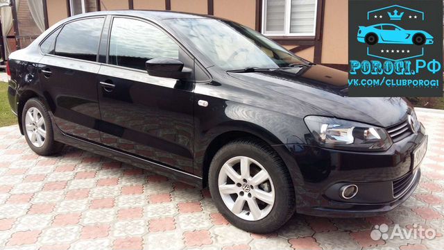 Пластиковые Пороги Фольксваген Поло