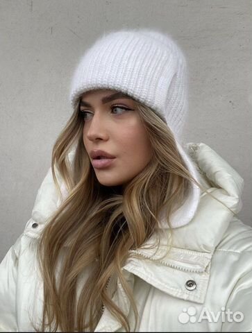 Шапка ушанка женская
