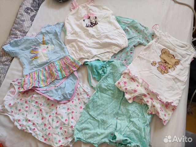 Летние боди для девочки