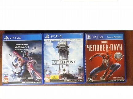 Звёздные войны vs человек паук для PS4