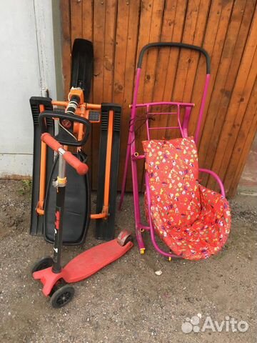 Детские санки, снегокат, самокат