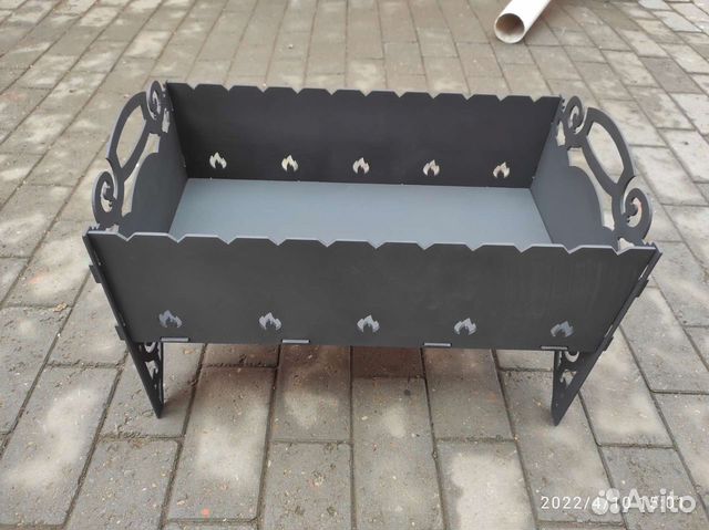 Мангал разборный узор 3 мм