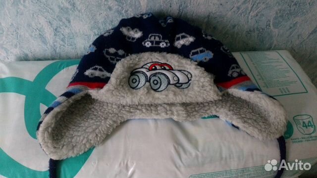 Шапка на мальчика до 2х лет