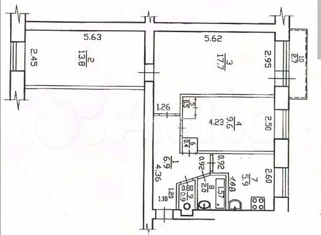 Планировка хрущевки 3 комнаты фото 33