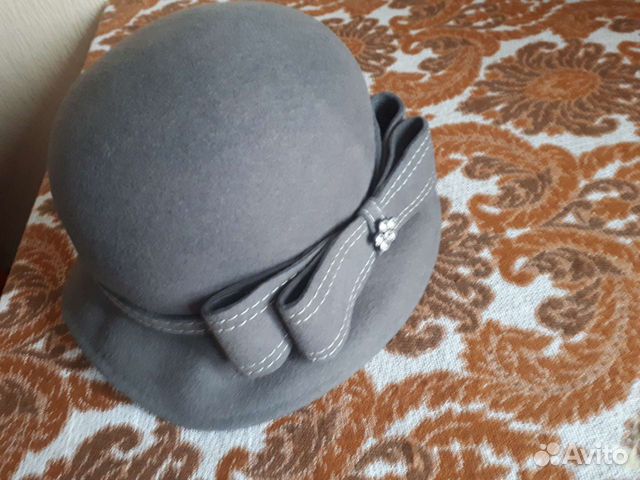 Шляпа фетровая женская4