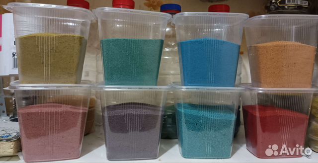 Цветной песок