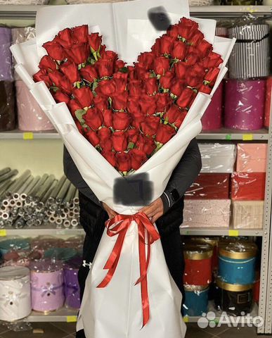 Розы в виде сердце