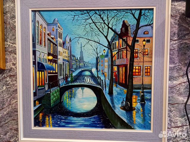 Картина маслом на холсте пейзаж