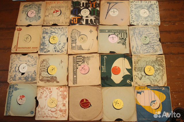Грампластинки 78 об СССР 50-е года