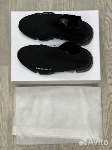 Кроссовки Balenciaga Speed Socks Trainer Black 36