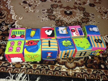 Кубики мягкие K's Kids Учись, играя