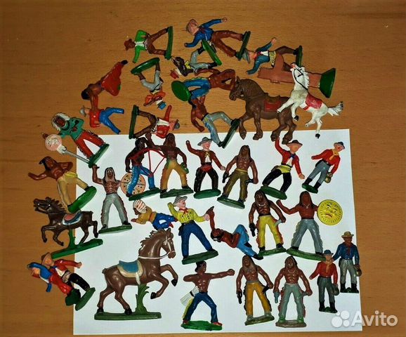 Индейцы и ковбои гдр-резина
