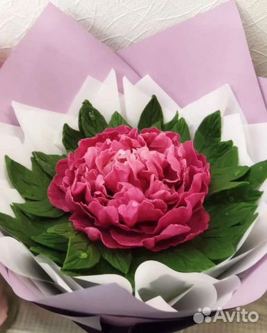 Съедобные букеты пионы из шоколада