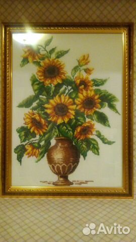 Картина вышитая крестиком