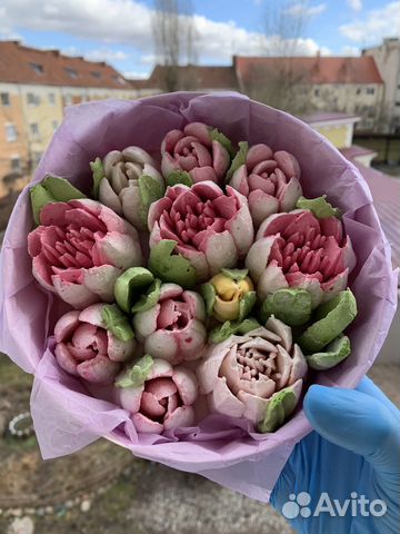 Съедобные букеты.Букеты из зефира