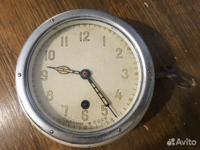 Часы настенные каютные с подводной лодки
