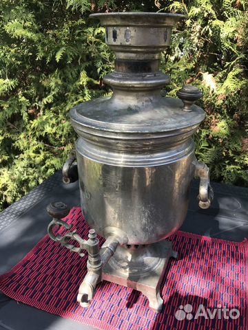 Самовар на дровах (антикварный)