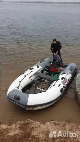 Пвх Лодка. Касатка 385 s. Мотор Nissan Marine 18 л