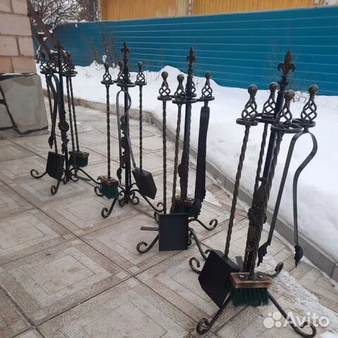 Совок,кочерга,Щётка, Щипцы