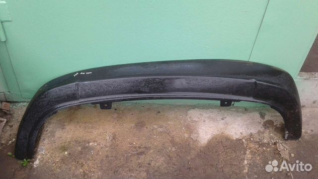 Юбка заднего бампера на Kia Rio 3 2016г