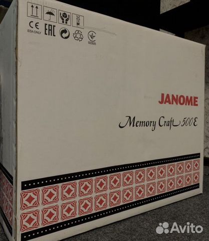 Новая вышивальная машина janome memory craft 500e