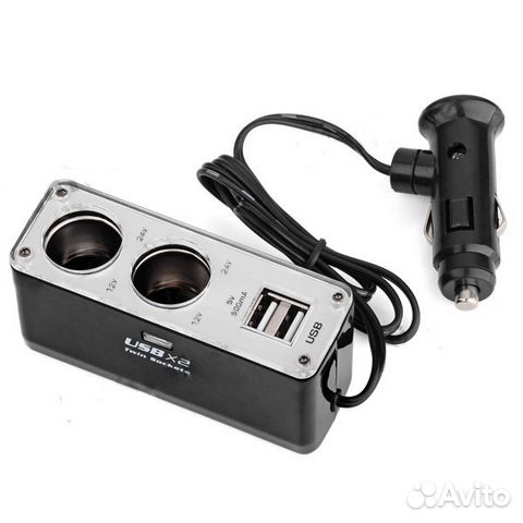 Разветвитель авто прикуривателя на 2 гнезда