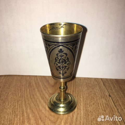 Рюмка «Кубачи», серебро 875 пробы, СССР