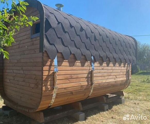 Баня бочка квадро с гарантией