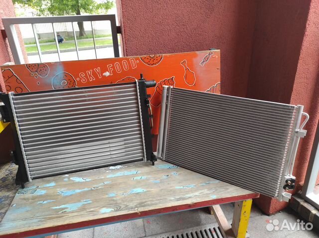 Радиатор двигателя и кондиционера Kia Ceed 10-18