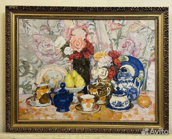 Картина н-т с цветами, Харьковский Авраам