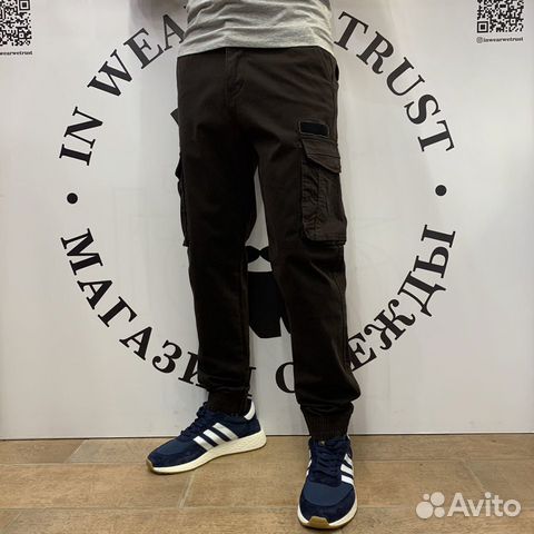 Джоггеры утепленные карго aigula 83570