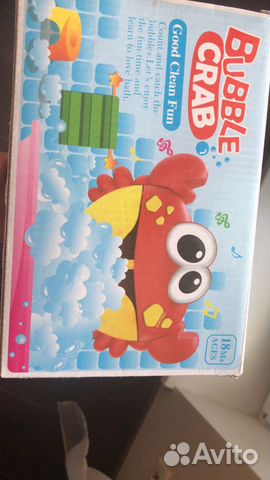 Музыкальный водный краб новый