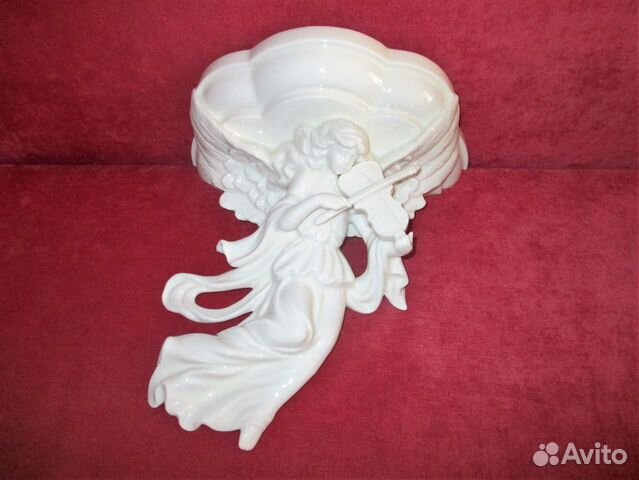 Консоль коллекц.фарфор Ангел Скрипачка Европа