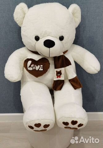 Плюшевый медведь 110, 140, 190 см
