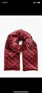 Шарф бархат стеганый mango