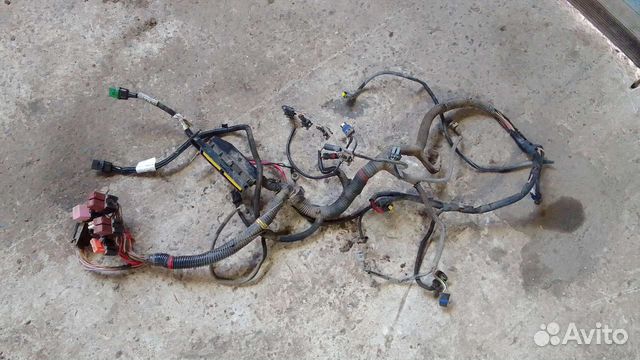 Коса проводка моторная Рено Логан 1.6 8кл