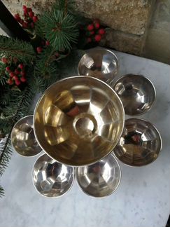 Винтажный набор для десерта / креманки