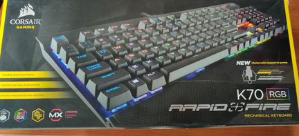 Игровая клавиатура Corsair Rapid fire K70 RGB