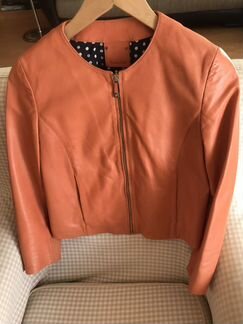 Кожаная куртка massimo dutti