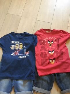 Футболка zara д/м 128 на 134